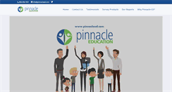 Desktop Screenshot of pinnacleed.com